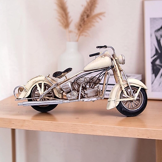 Dekoratif metal chopper motorsiklet