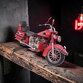 Dekoratif metal chopper motorsiklet