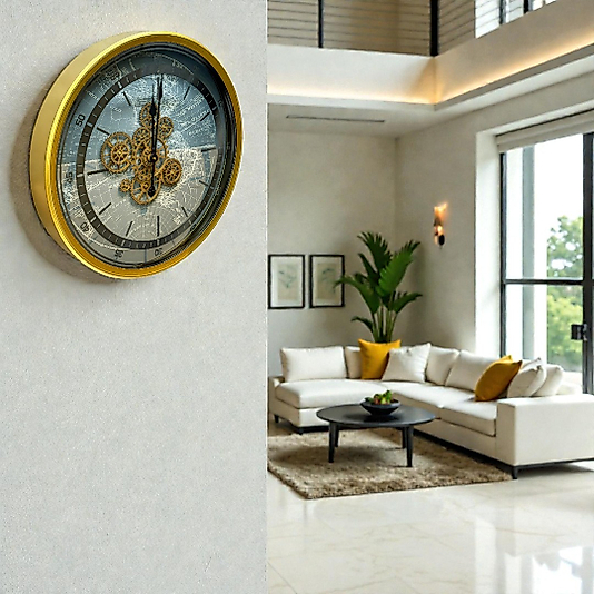 60cm çarklı ithal duvar saati