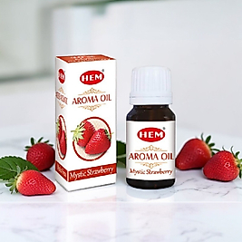 Hem çilek aromatik difüzör yağı 12'li set - 10ml
