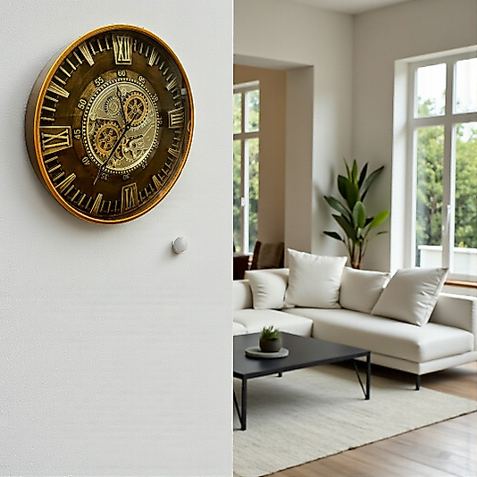 60cm çarklı ithal duvar saati