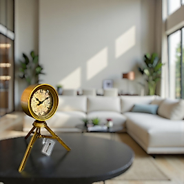 Tripod ayaklı ithal masa saati