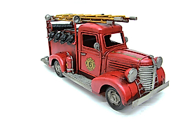 Dekoratif metal itfaiye arabası