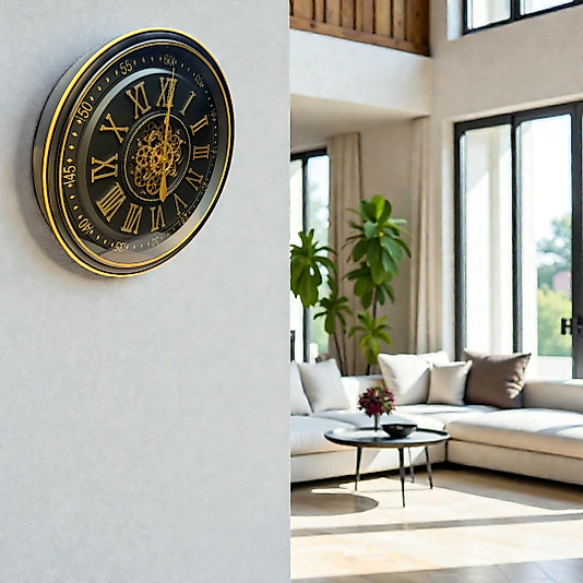 60cm çarklı ithal duvar saati