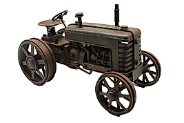 Dekoratif metal retro traktör