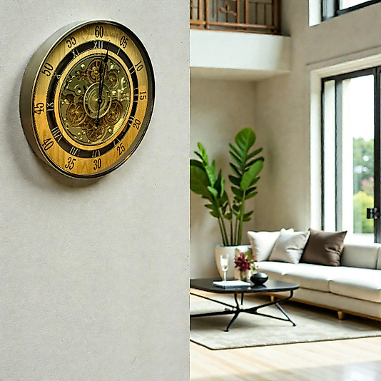 60cm çarklı ithal duvar saati