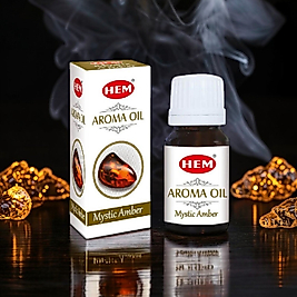 Hem amber aromatik difüzör yağı 12'li set - 10ml
