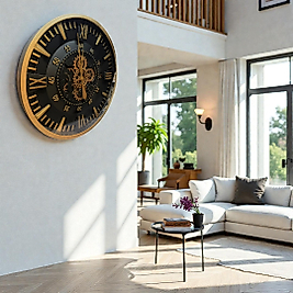 60cm çarklı ithal duvar saati