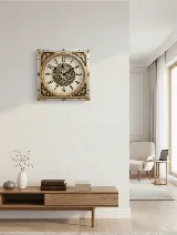 80cm çarklı ithal duvar saati — görsel 3