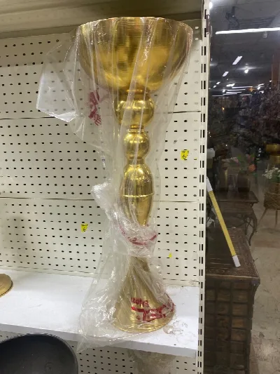 85cm kadeh vazo (altın)