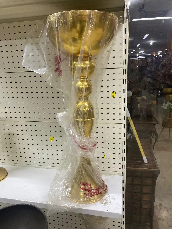 85cm kadeh vazo (altın)