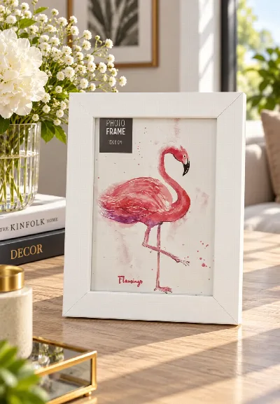 Beyaz resim çerçevesi 13x18