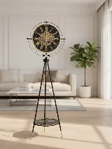 Tripod ayaklı çarklı saat (siyah/beyaz) — görsel 2