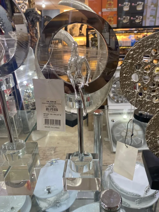 Dekoratif kristal obje k.boy