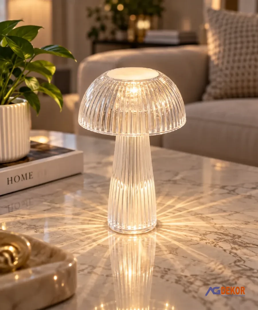 Dekoratif mantar led mum