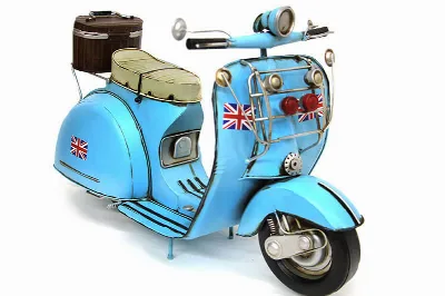 Dekoratif metal büyük boy scooter