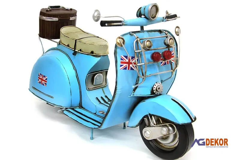Dekoratif metal büyük boy scooter