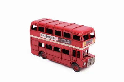 Dekoratif metal Londra şehir otobüsü