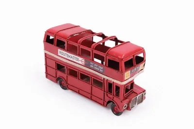 Dekoratif metal londra şehir otobüsü kalemlik