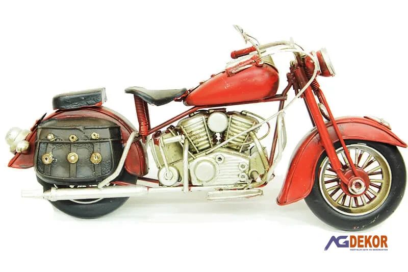 Dekoratif metal motorsiklet