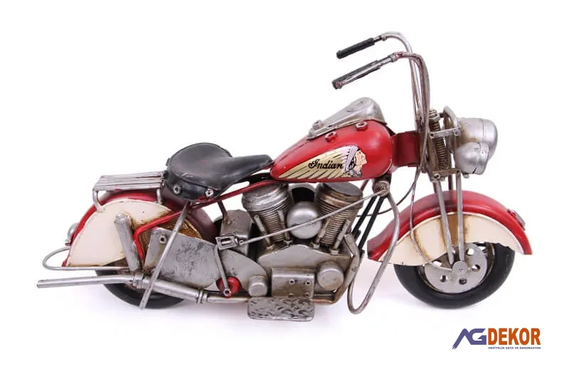 Dekoratif metal motorsiklet