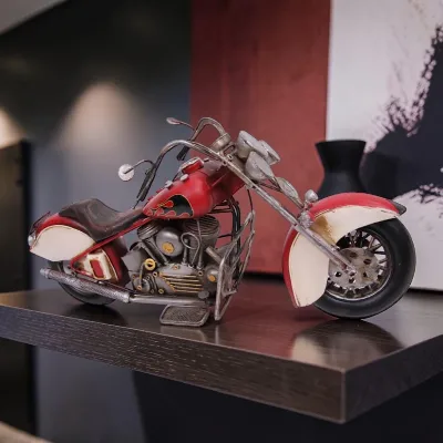 Dekoratif metal motorsiklet