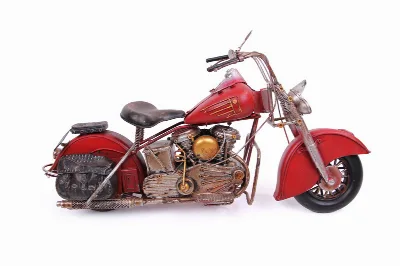Dekoratif metal motorsiklet
