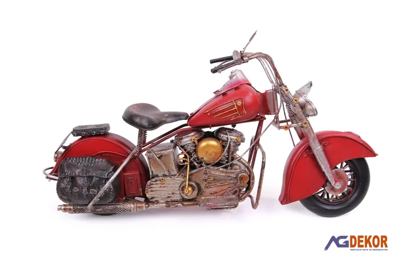 Dekoratif metal motorsiklet