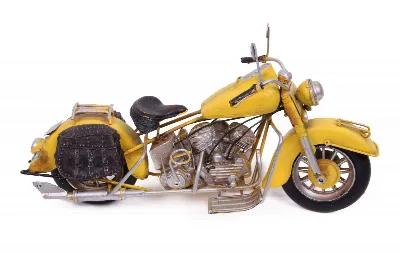 Dekoratif metal motorsiklet