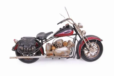 Dekoratif metal motorsiklet