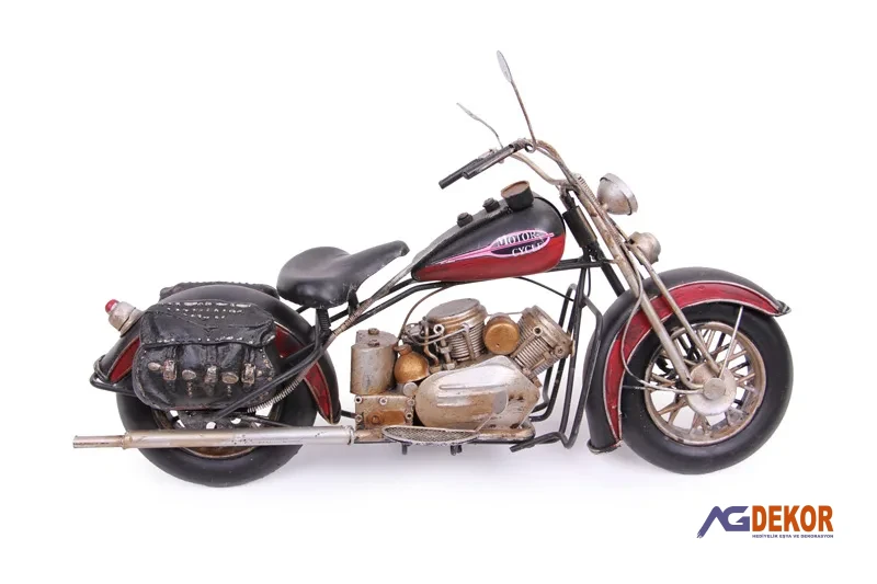 Dekoratif metal motorsiklet