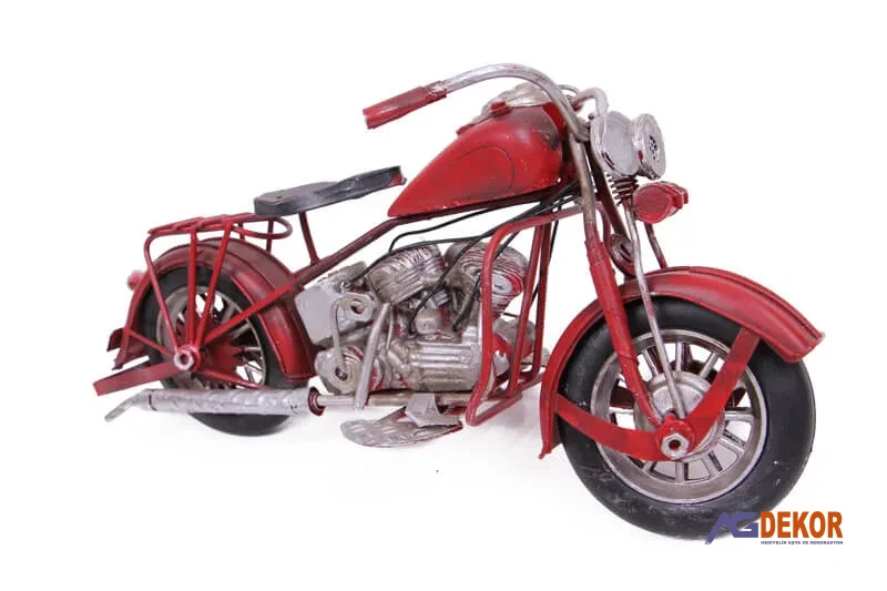 Dekoratif metal motorsiklet