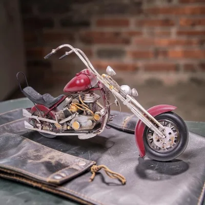Dekoratif metal motorsiklet