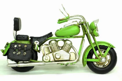 Dekoratif metal motorsiklet