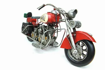 Dekoratif metal motorsiklet