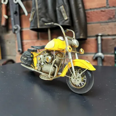 Dekoratif metal motorsiklet