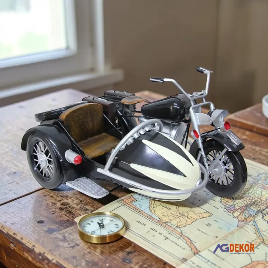 Dekoratif metal motorsiklet