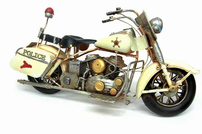 Dekoratif metal motorsiklet