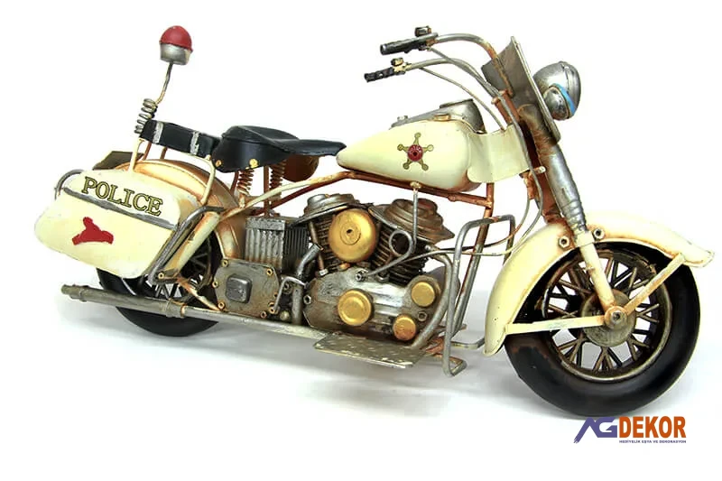 Dekoratif metal motorsiklet