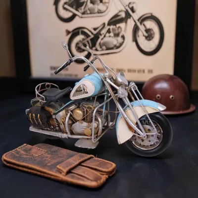 Dekoratif metal motorsiklet