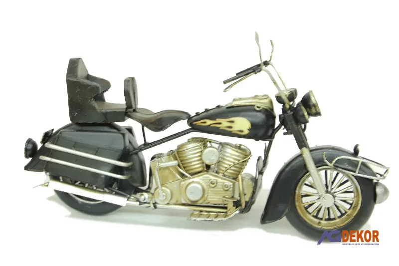 Dekoratif metal motorsiklet