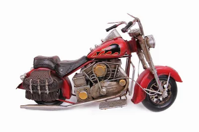 Dekoratif metal motorsiklet