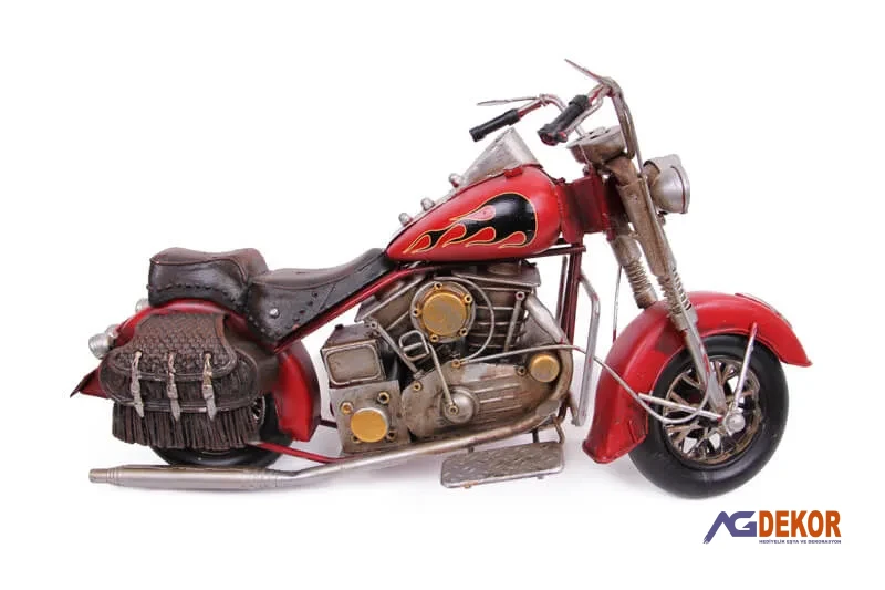 Dekoratif metal motorsiklet