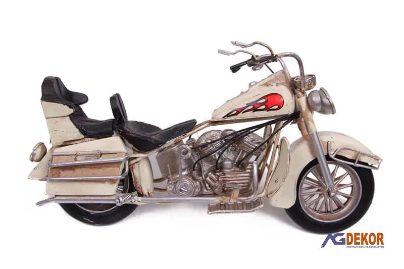 Dekoratif metal motorsiklet