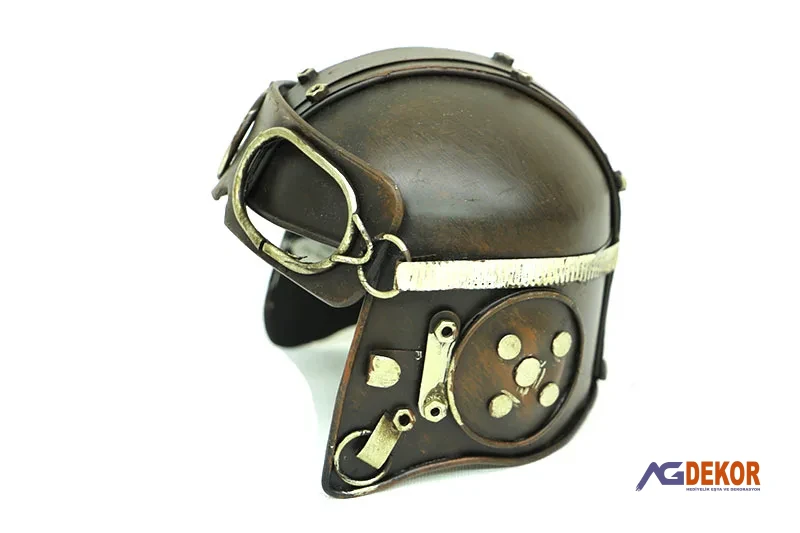 Dekoratif metal pilot kaskı