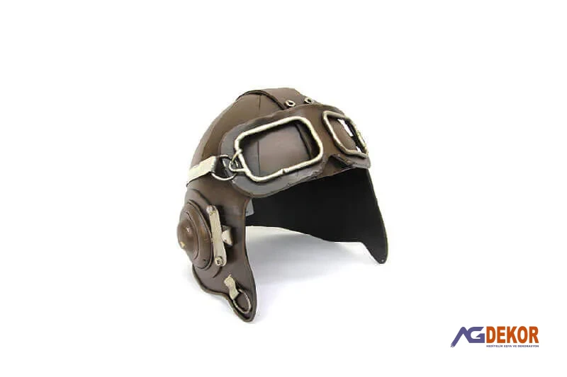 Dekoratif metal pilot kaskı