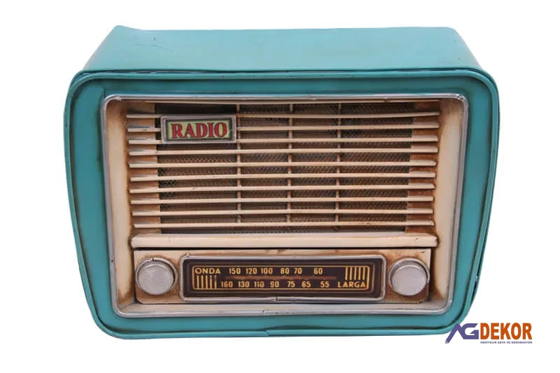 Dekoratif metal radyo