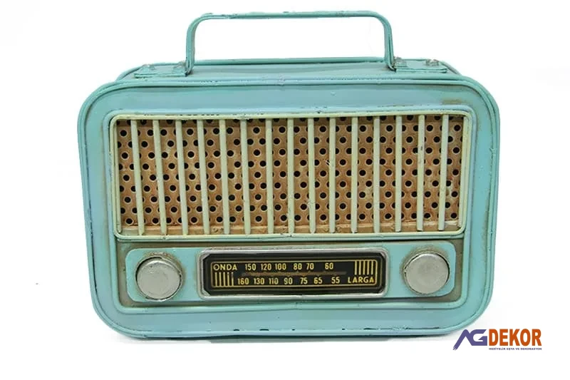 Dekoratif metal radyo