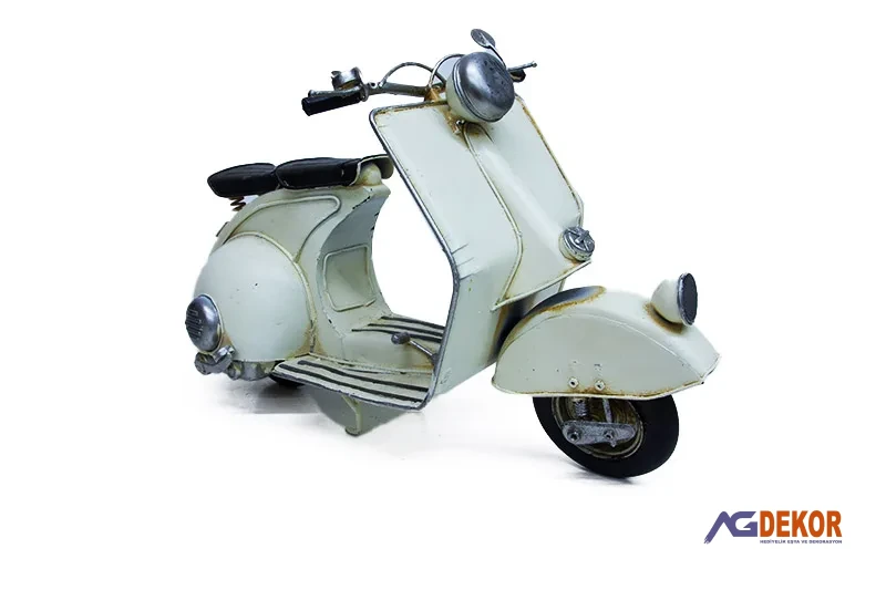 Dekoratif metal scooter