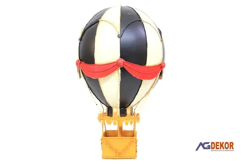 Dekoratif metal sıcak hava balonu